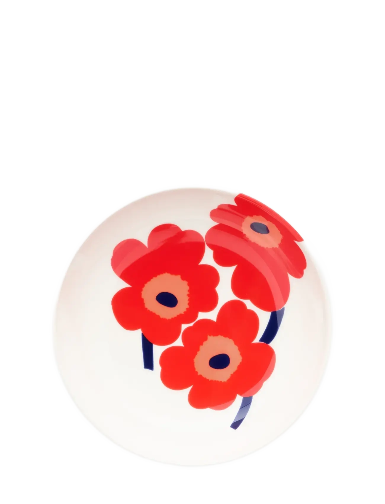 Marimekko Home - UNIKKO DISH - madalaimad hinnad - white, red, blue - 1