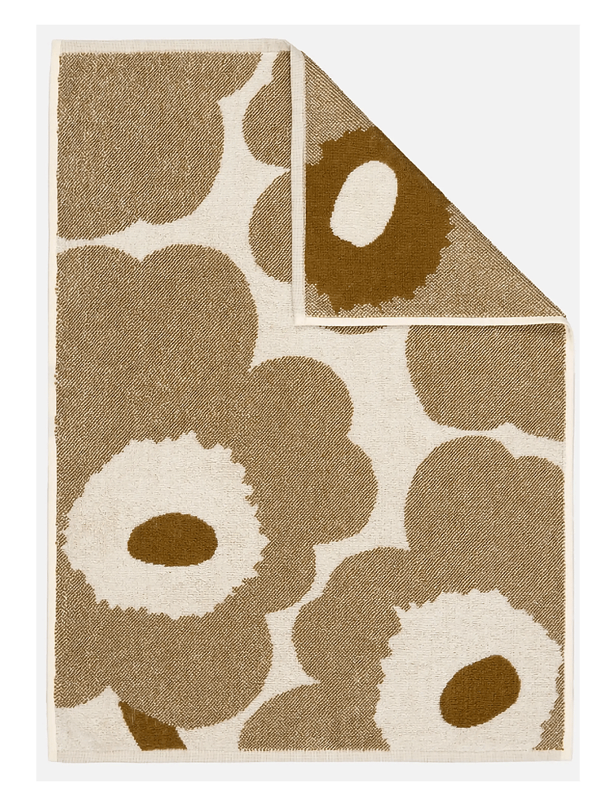 Marimekko Home - UNIKKO HAND TOWEL 50X70CM - käterätikud - off white, bronze - 1