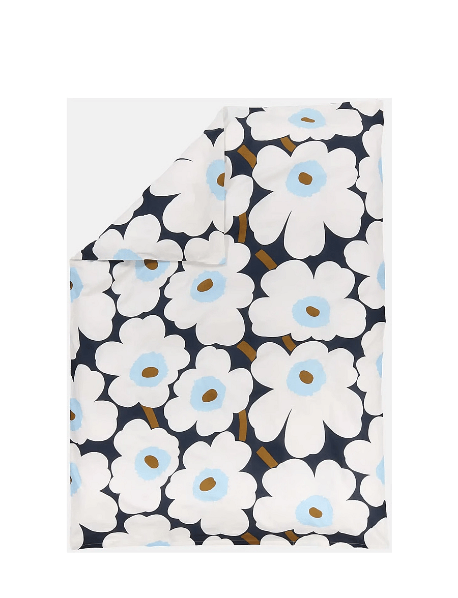 Marimekko Home - UNIKKO DC 150X210CM - tekikotid - blueberry, off white, c.blue - 0