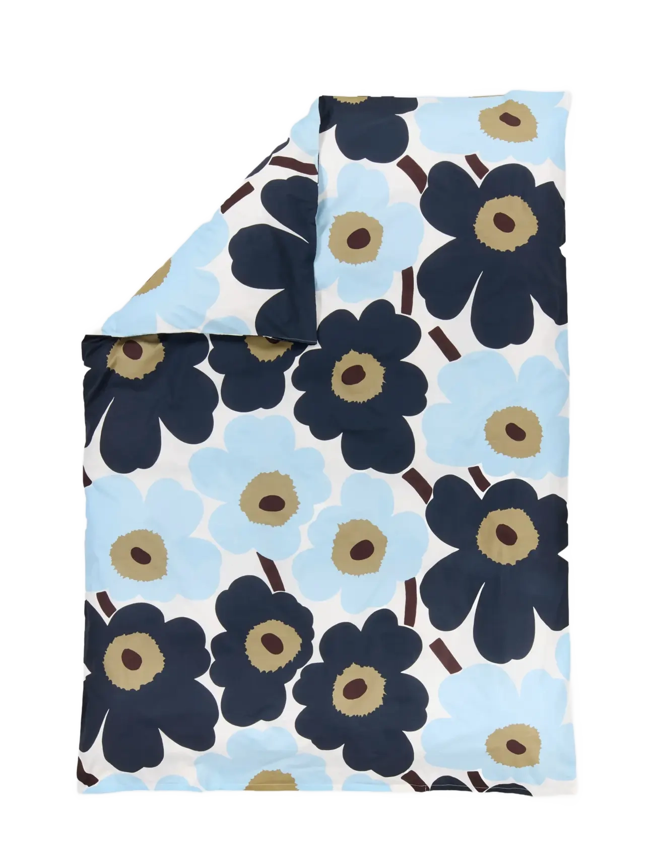 Marimekko Home UNIKKO DC 135/140X200CM - Weihnachtsgeschenke - OFF WHITE, BLUEBERRY, C.BLUE / white