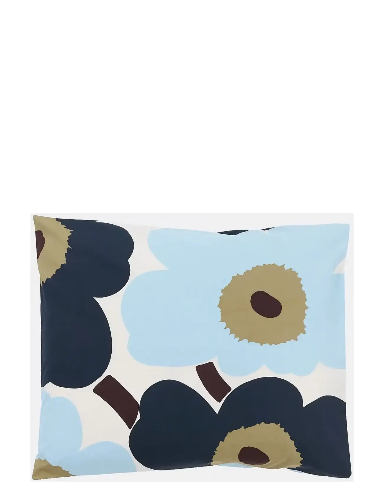Marimekko Home UNIKKO PC 60X63/65X65CM - Tyynyliinat - OFF WHITE, BLUEBERRY, C.BLUE / white