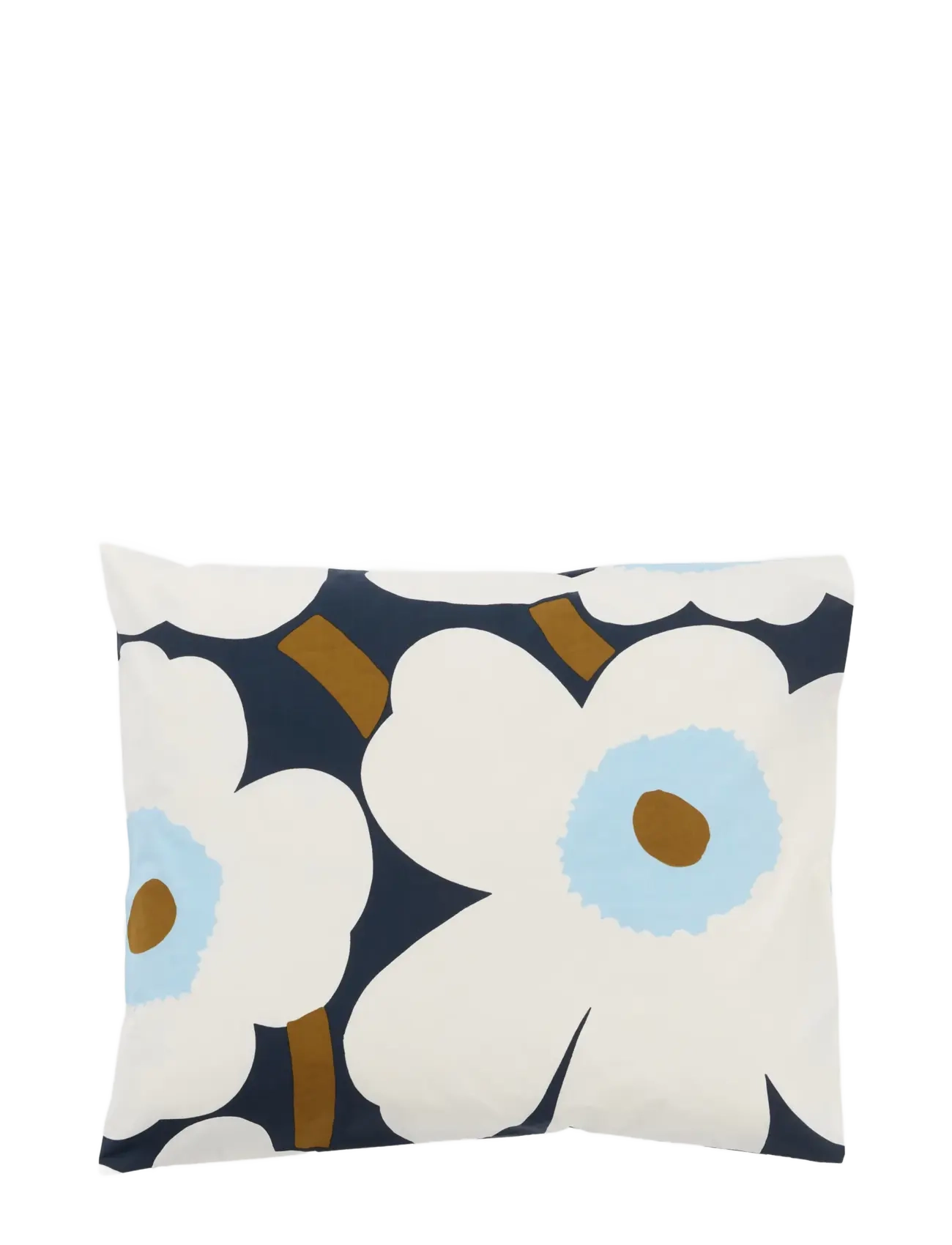 Marimekko Home UNIKKO PC 60X63/65X65CM - Textiles - BLUEBERRY, OFF WHITE, C.BLUE / white
