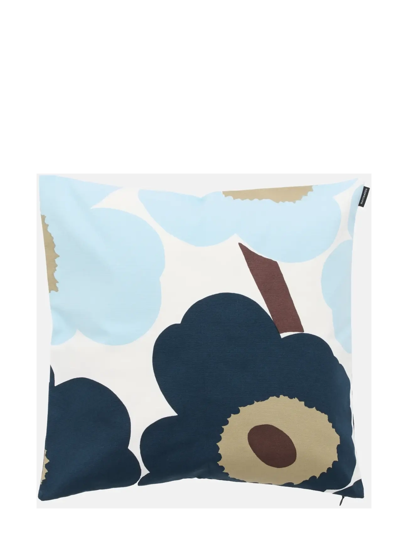 Marimekko Home UNIKKO CUSHION COVER 50X50CM - Gifts - WHITE,BLUEBER.,C.BLUE,DK.BROWN / white