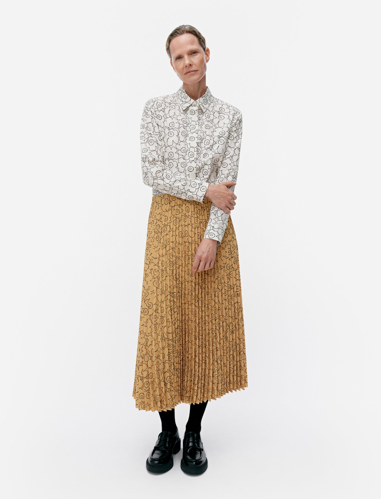 Marimekko Myy Piirto Unikko - Beige - XS