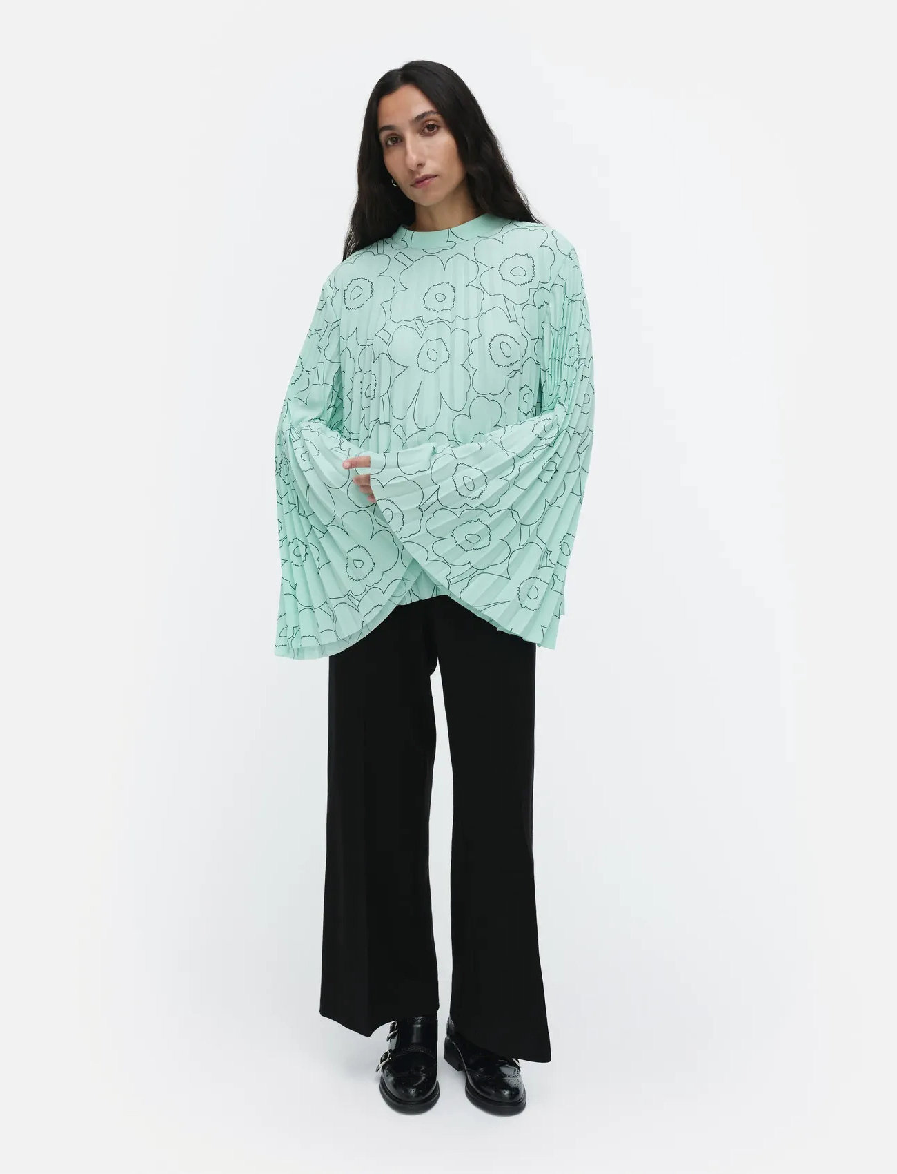 Marimekko Duuri Piirto Unikko - Green - 34