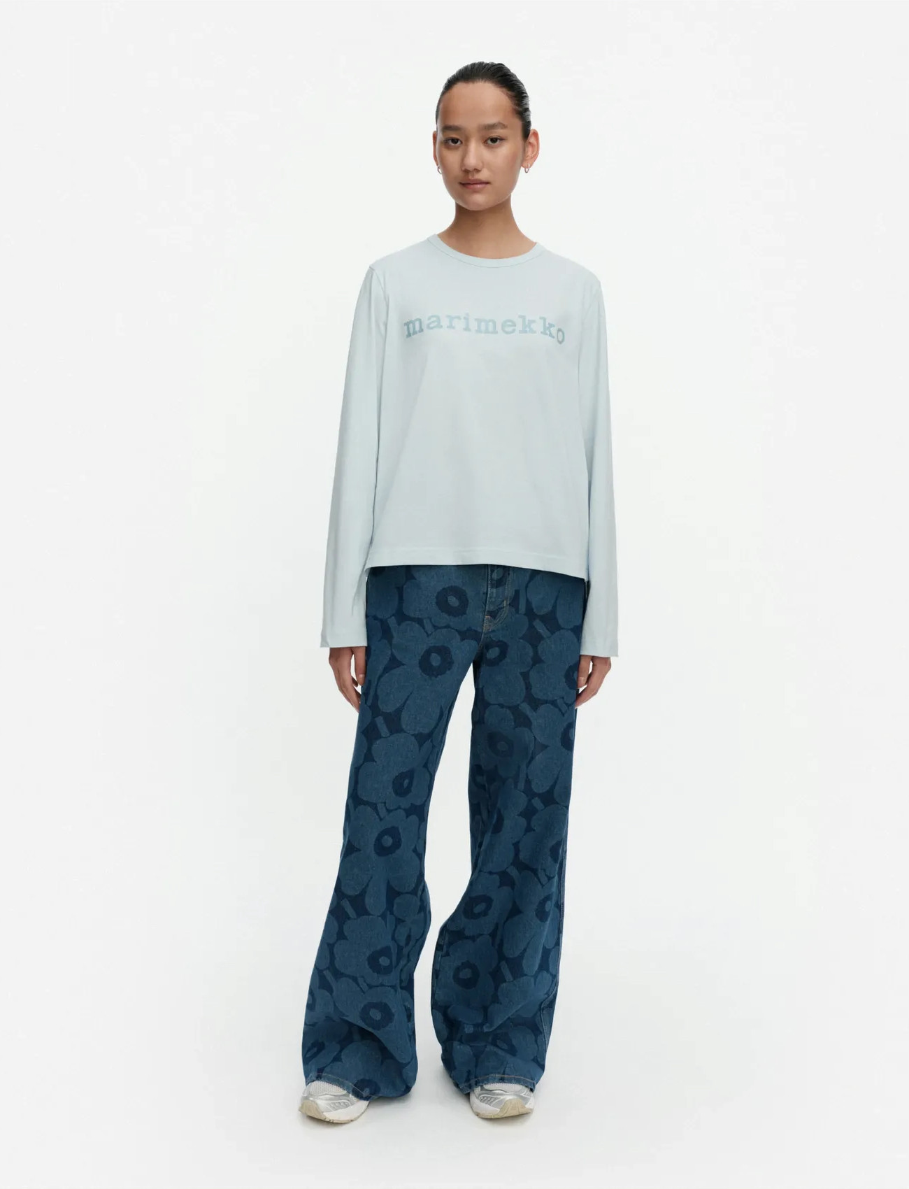 Marimekko Efekti Logo Placement - Blue - XS