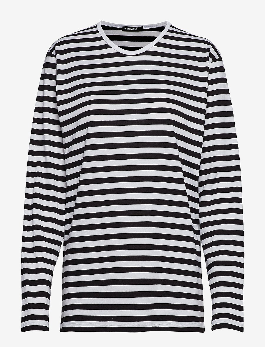 Marimekko - PITKÄHIHA 2017 - långärmade toppar - white, black - 1
