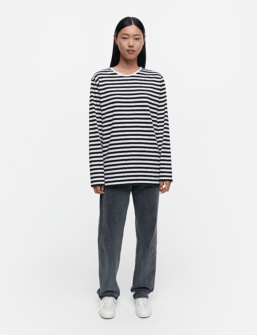 Marimekko - PITKÄHIHA 2017 - långärmade toppar - white, black - 5