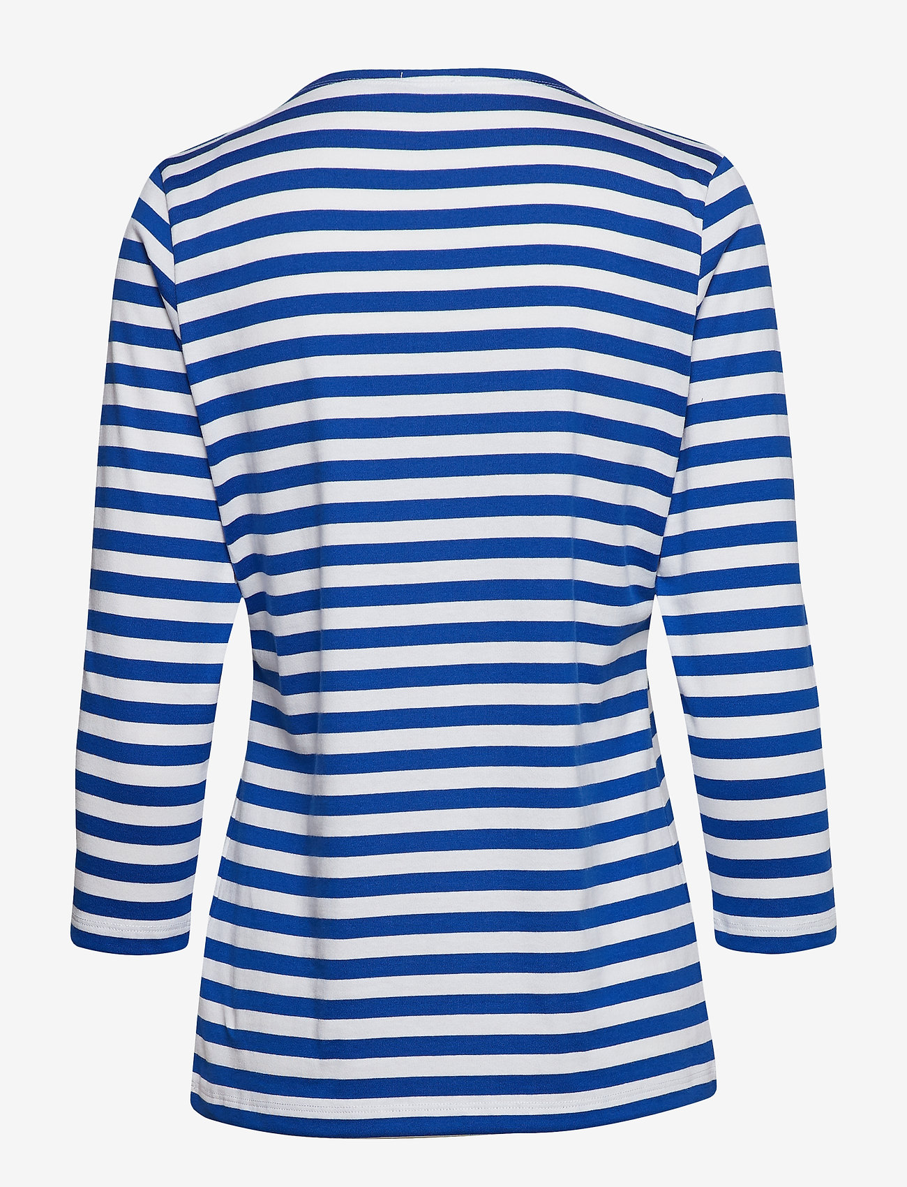 Marimekko - Ilma shirt - langärmlige tops - white, blue - 1