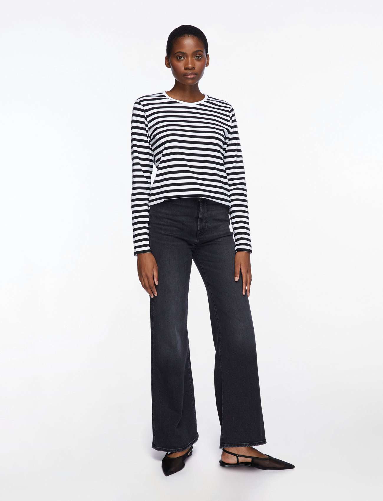 Marimekko - MARI 2017 - langärmlige tops - white, black - 2