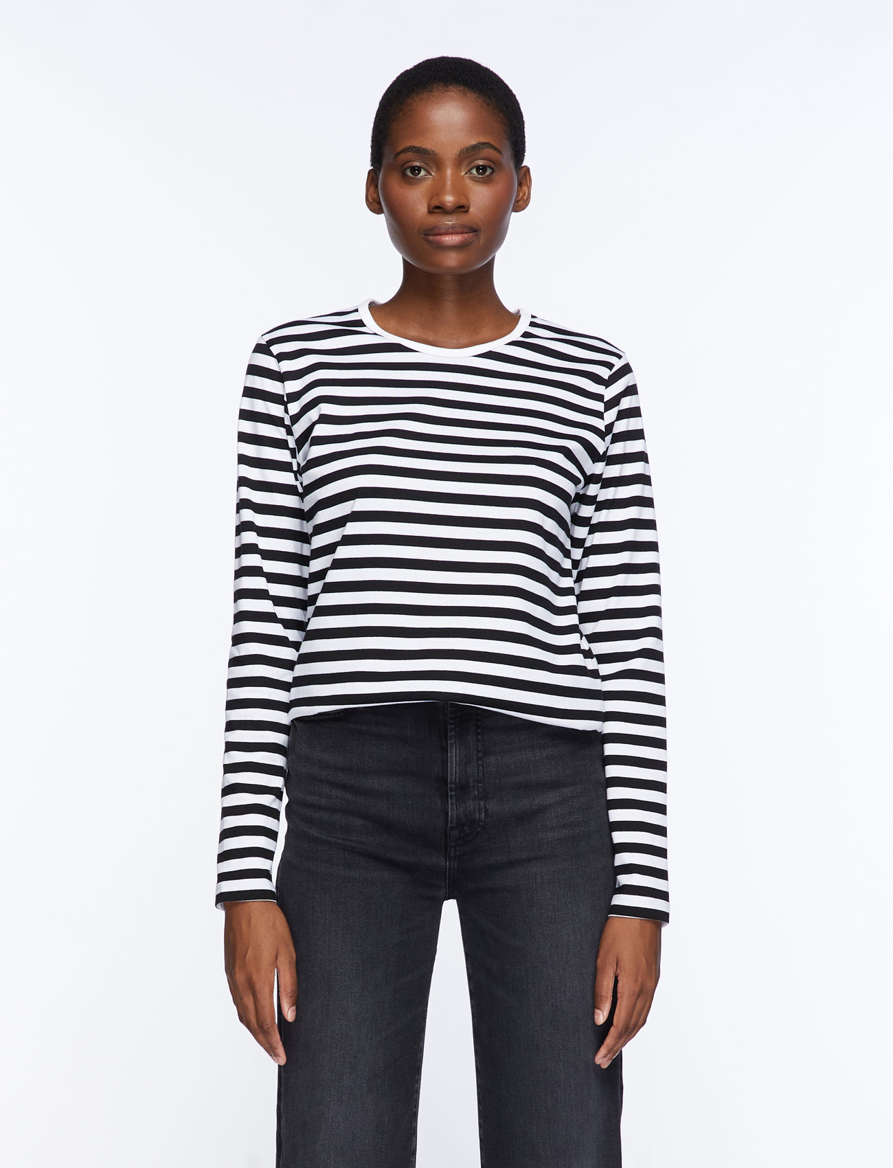 Marimekko - MARI 2017 - langärmlige tops - white, black - 0