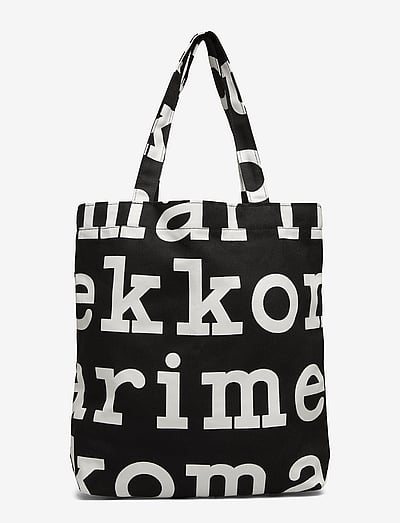 Marimekko NOTKO LOGO - Shoppers & Tote Bags - BLACK,OFF WHITE / black