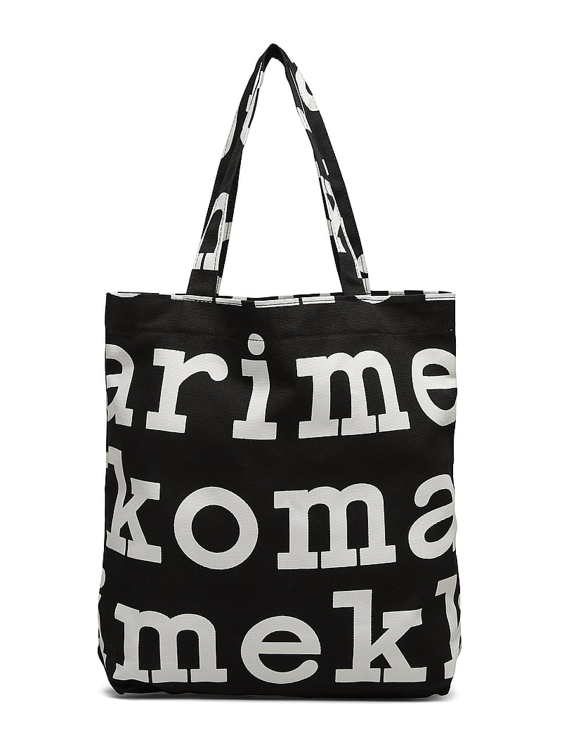 Marimekko - NOTKO LOGO - tote-stiilis kotid - black,off white - 2