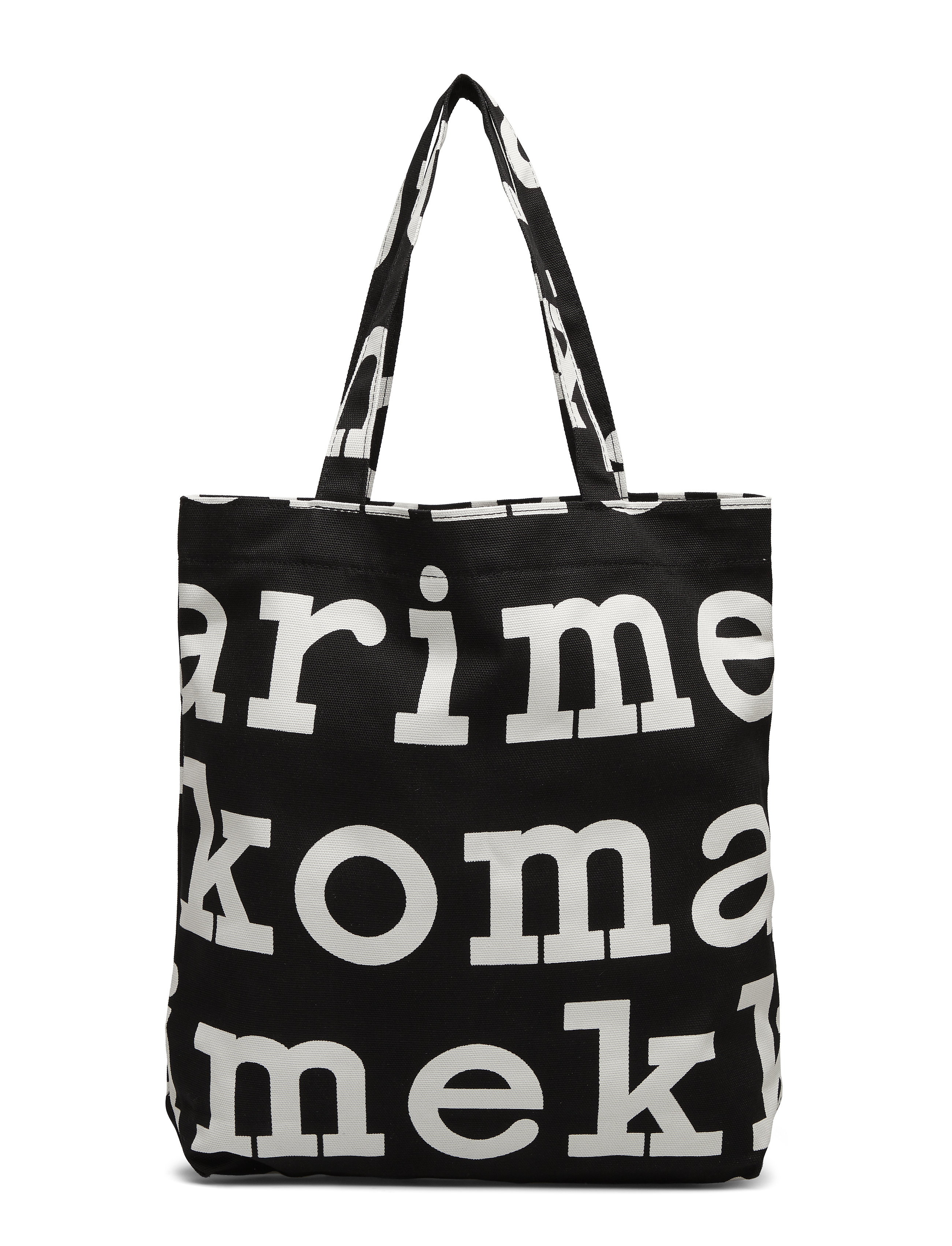 Marimekko - NOTKO LOGO - iepirkimu maisiņi - black,off white - 2