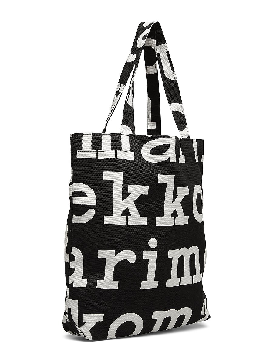 Marimekko - NOTKO LOGO - iepirkimu maisiņi - black,off white - 3