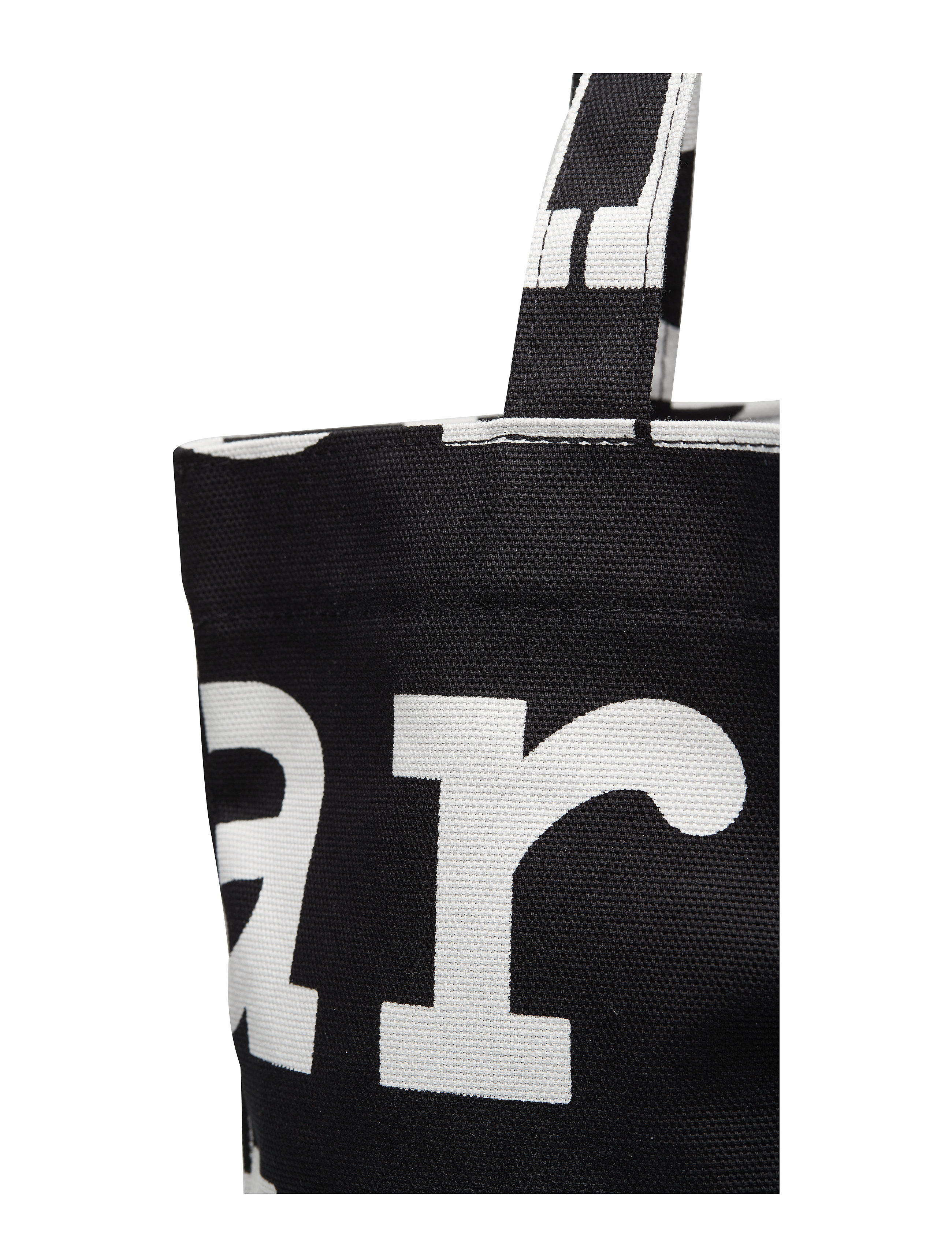 Marimekko - NOTKO LOGO - iepirkimu maisiņi - black,off white - 4