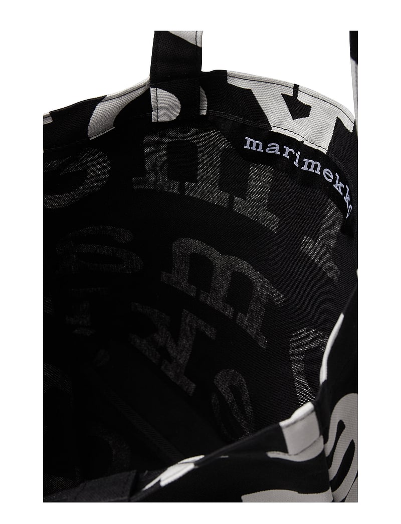 Marimekko - NOTKO LOGO - tote-stiilis kotid - black,off white - 5