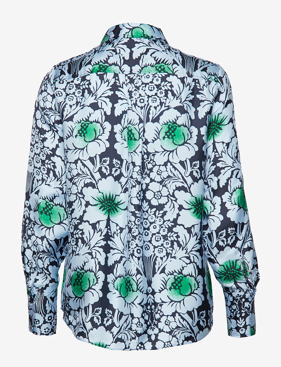 Marimekko - TOIVEIKAS JUHANNUS Shirt - dark blue, light blue, green - 1