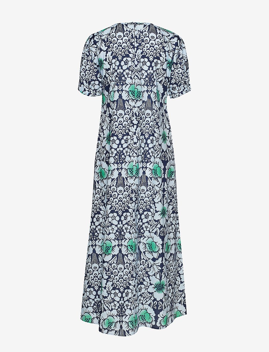 Marimekko - VEROINEN JUHANNUS Dress - dark blue, light blue, green - 1