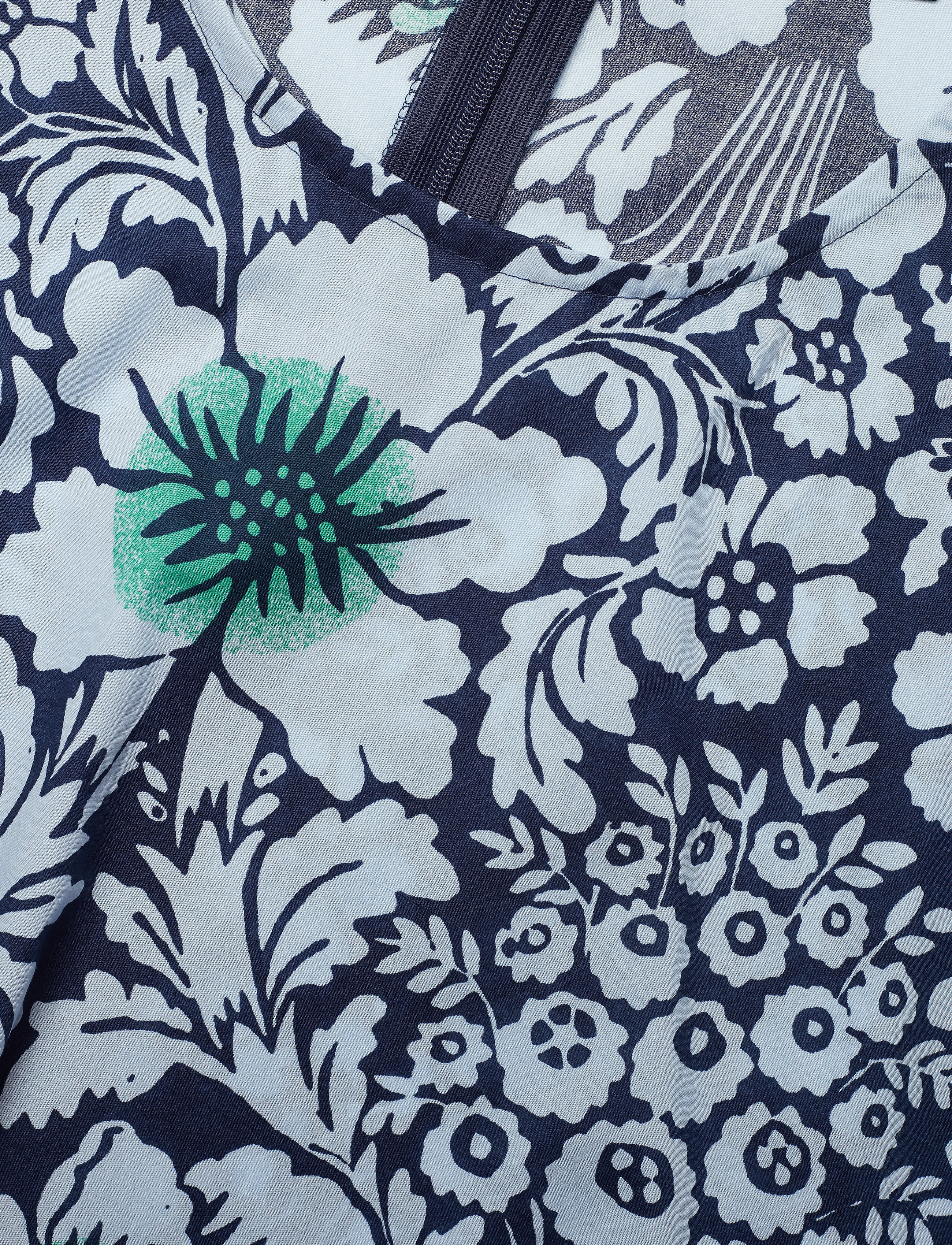 Marimekko - POLVEILEVA JUHANNUS Shirt - dark blue, light blue, green - 2
