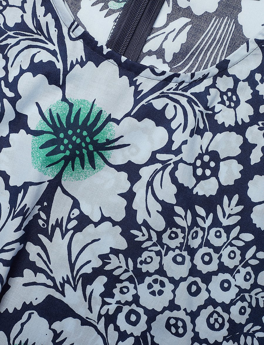 Marimekko - POLVEILEVA JUHANNUS Shirt - dark blue, light blue, green - 2