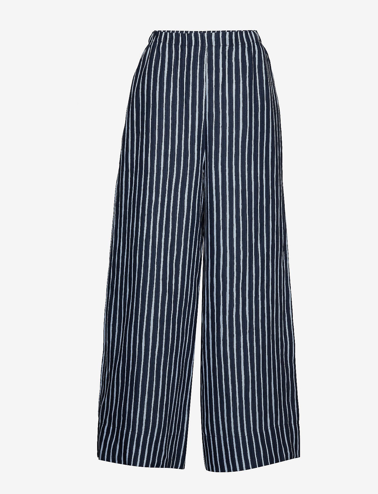 IHANNE PICCOLO Trousers - DARK BLUE