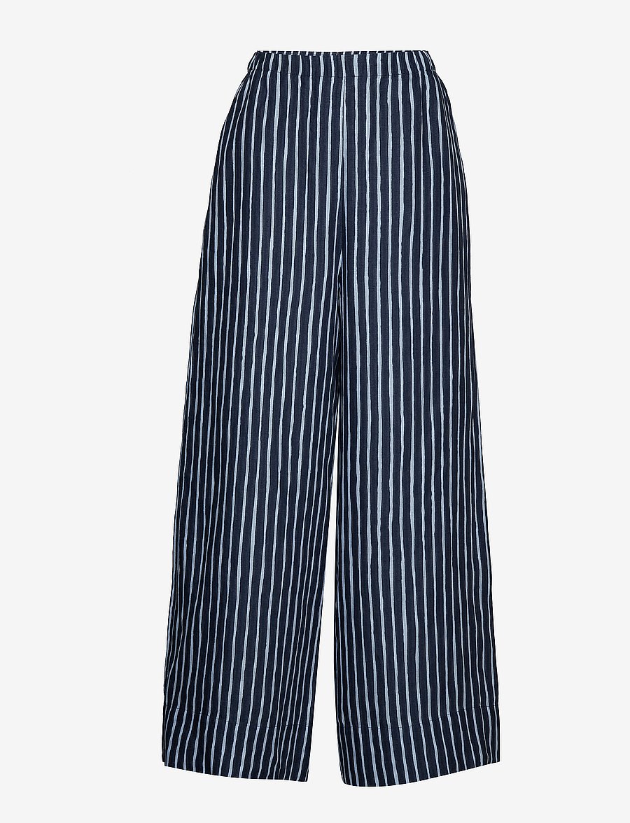 Marimekko - IHANNE PICCOLO Trousers - dark blue, blue - 0