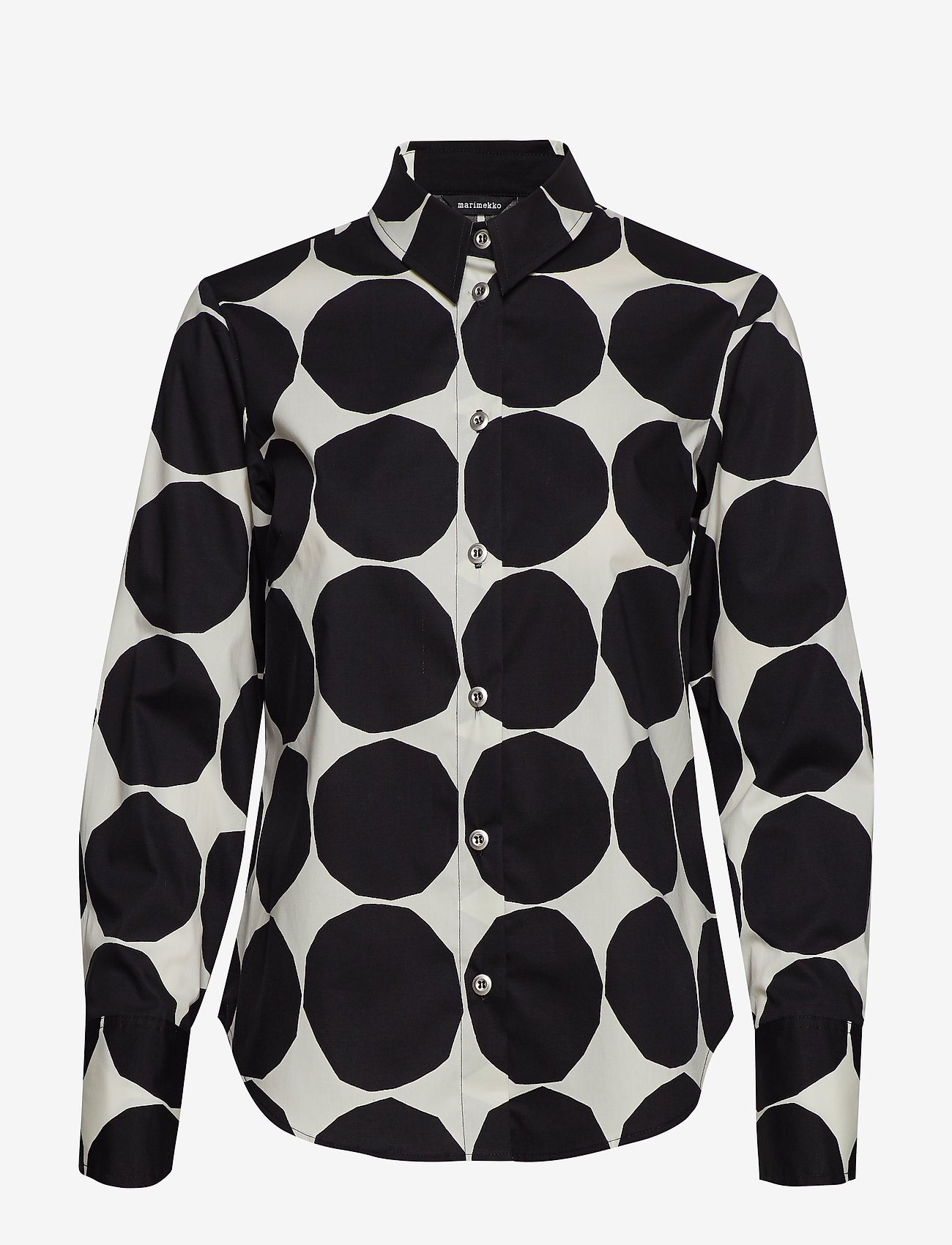 Marimekko - ESIKUVA PIENET KIVET Shirt - off-white, black - 0