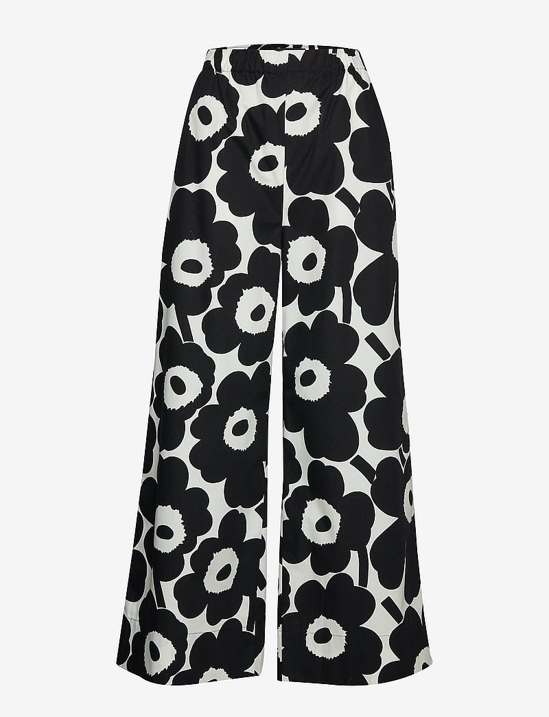 Marimekko - REVYY PIENI UNIKKO 2 Trousers - off-white, black - 0