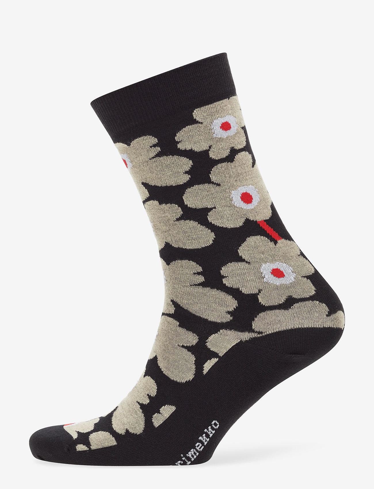 Marimekko - HIETA Ankle socks - black, beige, orange - 0