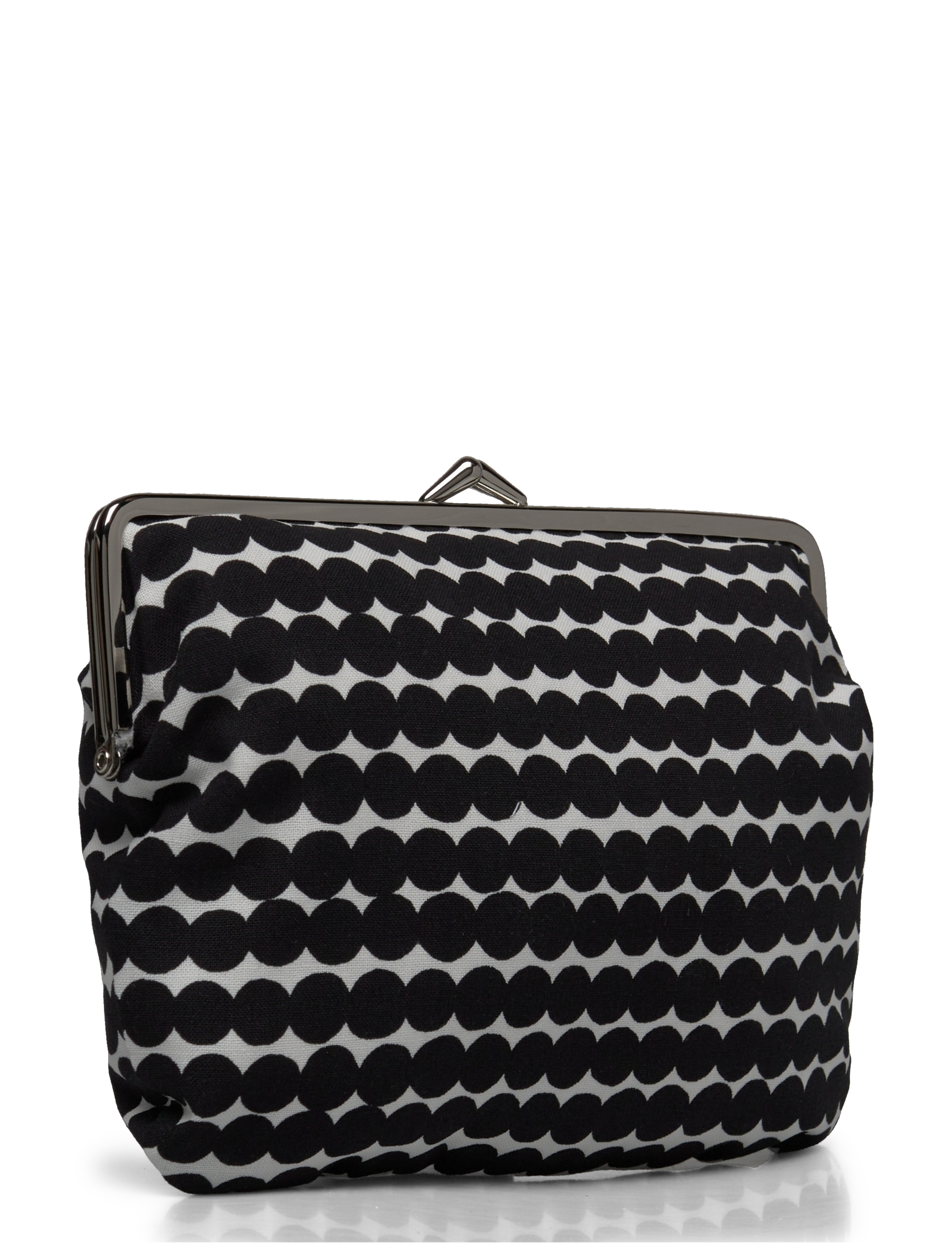 Marimekko - PUOLIKAS KUKKARO RÄSYMATTO - plånböcker - white,black - 2