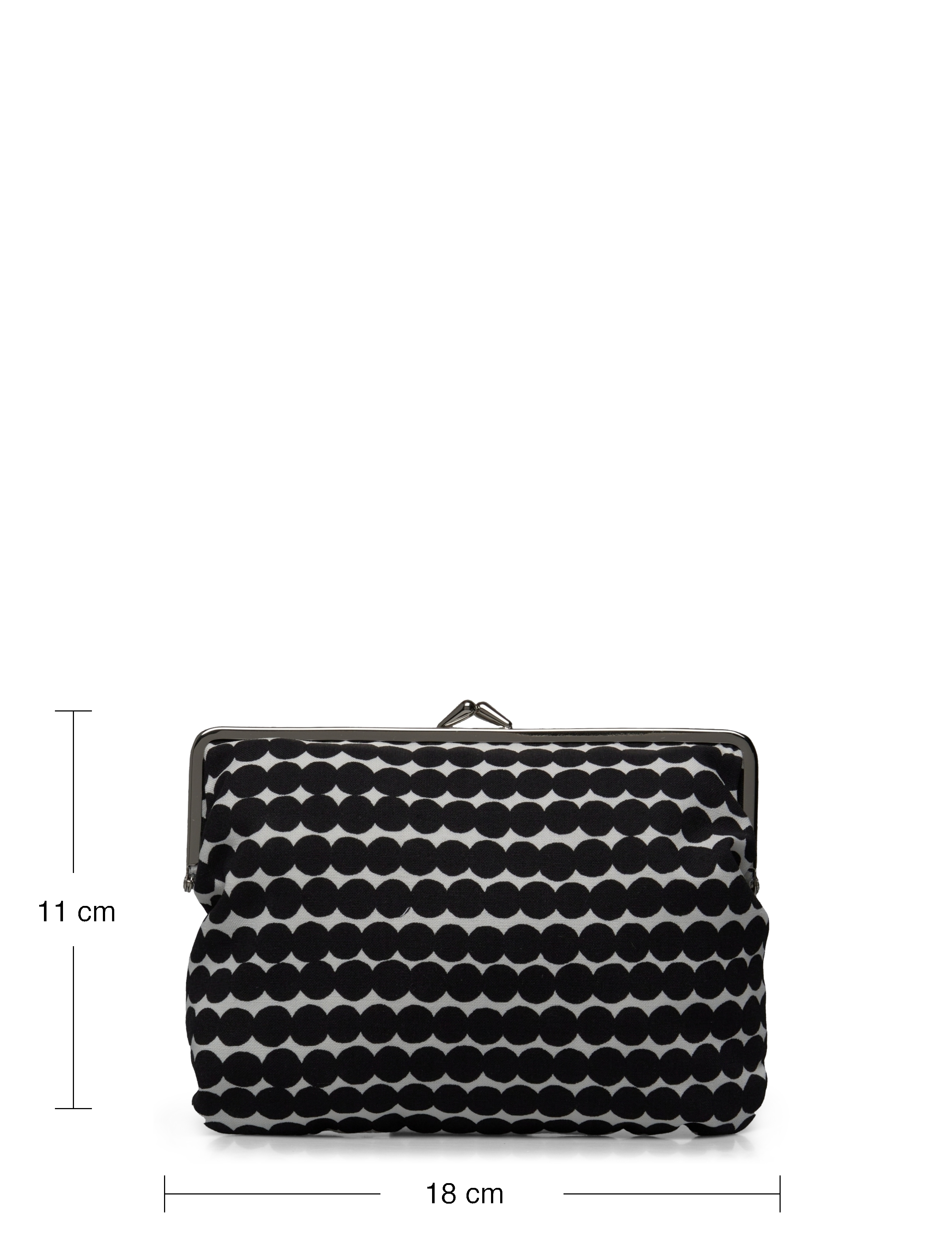 Marimekko - PUOLIKAS KUKKARO RÄSYMATTO - plånböcker - white,black - 4