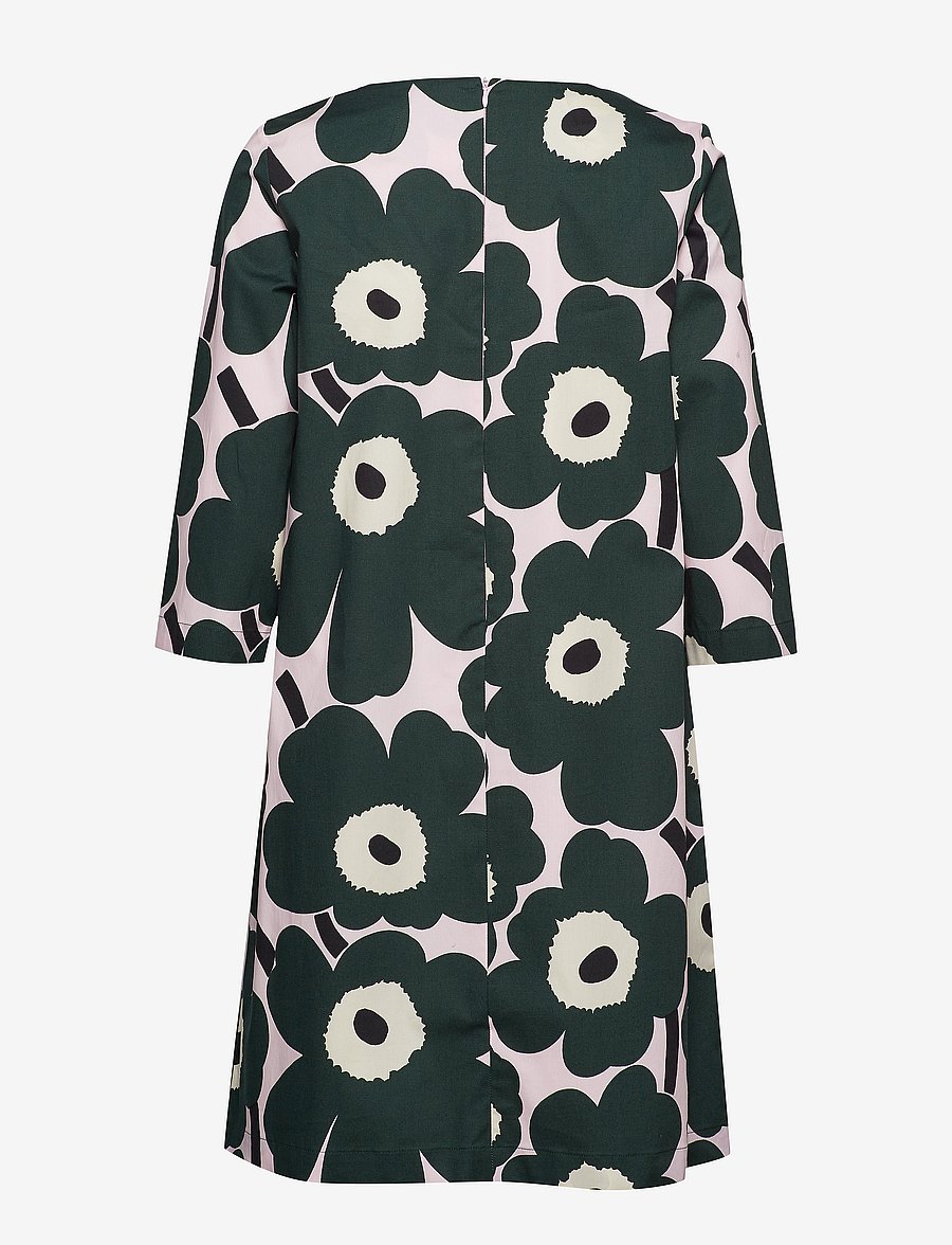 Marimekko - UNELMA PIENI UNIKKO 2 Dress - pink, dark green, black - 1