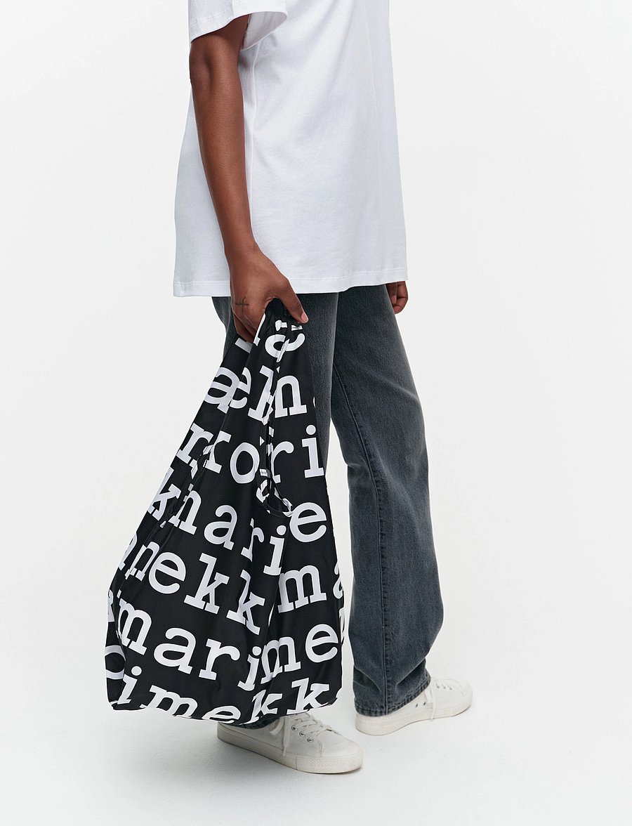 Marimekko - SMARTBAG MARILOGO - kandekotid - black, white - 0