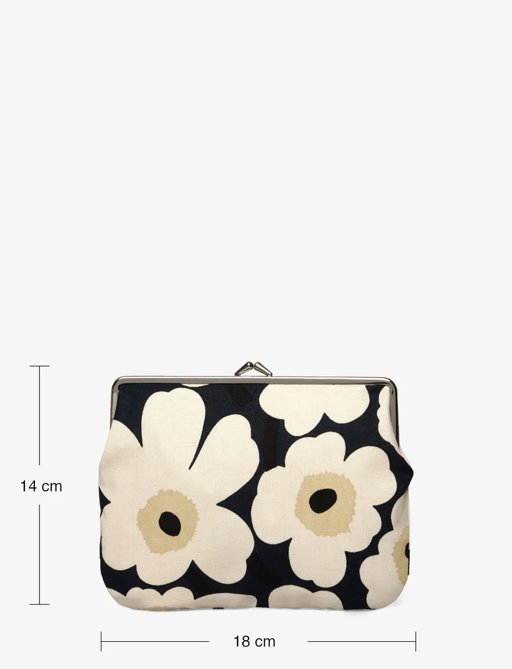 Marimekko - MINI UNIKKO PUOLIKAS COINPURSE - portemonnaies - mid night blue, cream, hay - 3