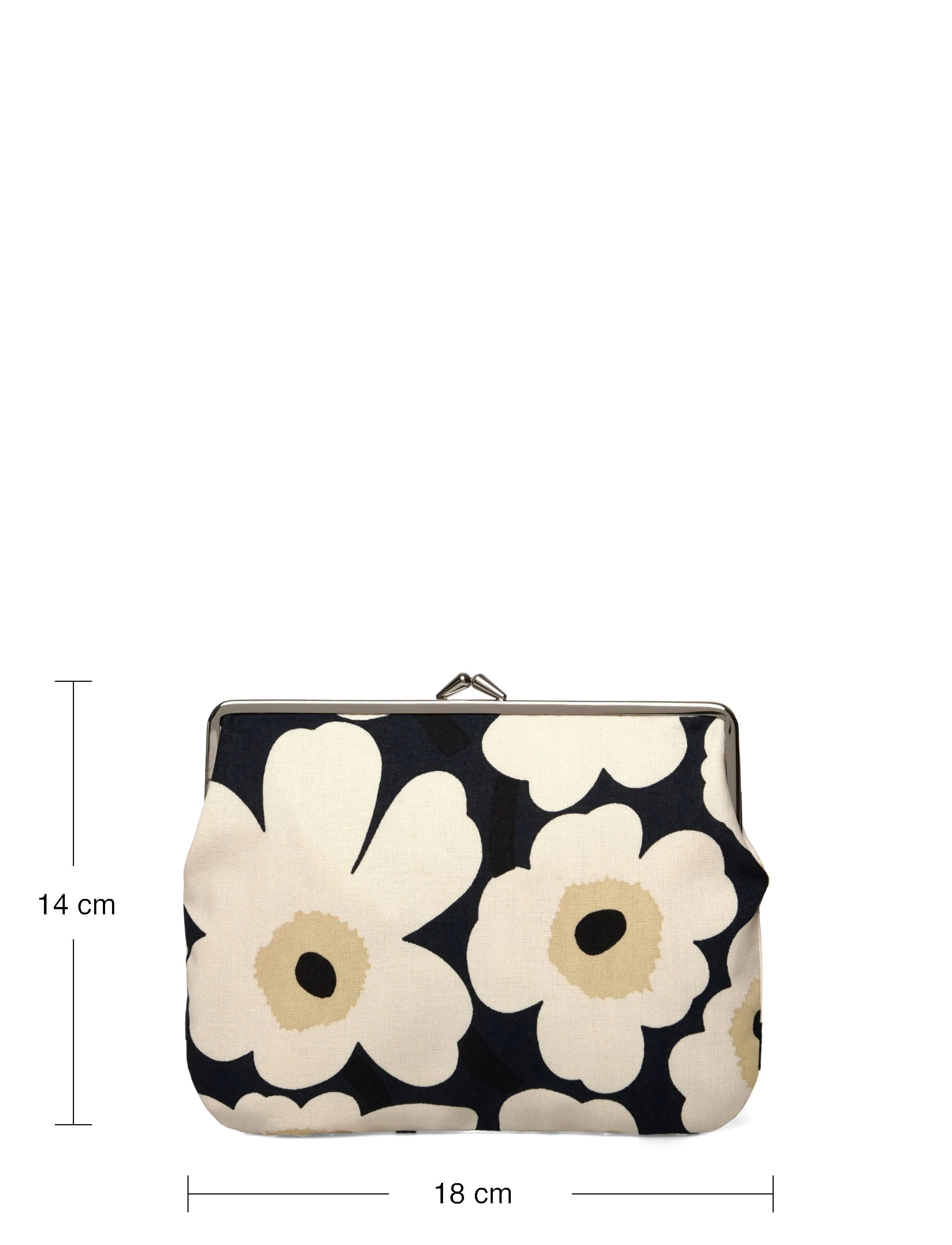 Marimekko - MINI UNIKKO PUOLIKAS COINPURSE - mid night blue, cream, hay - 3