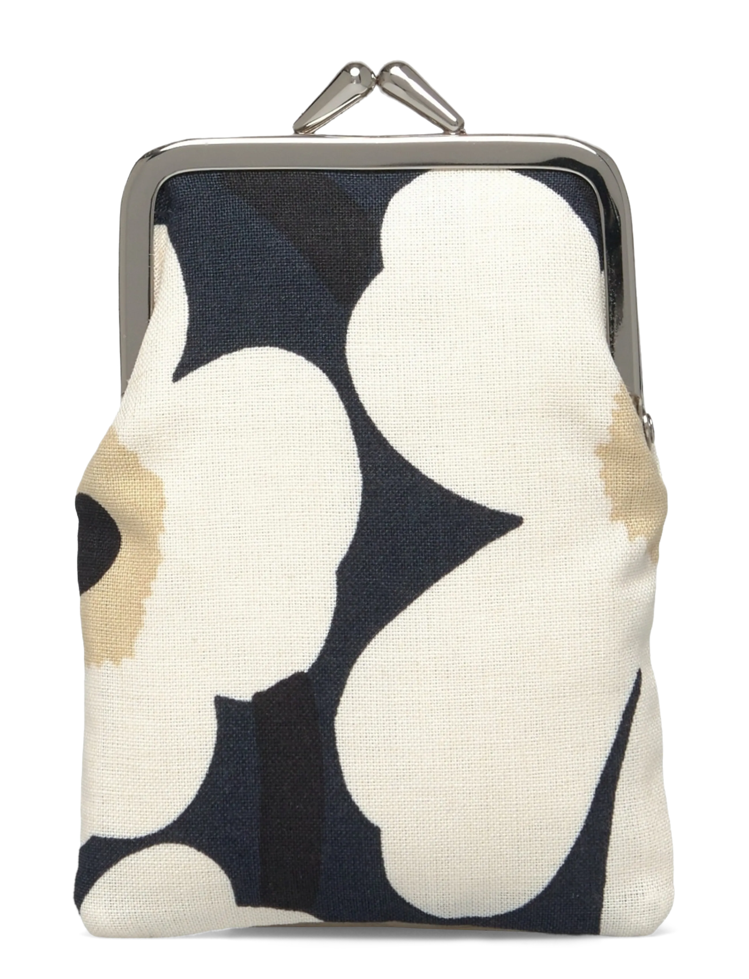 Marimekko - MINI UNIKKO CARD PURSE - mid night blue, cream, hay - 1