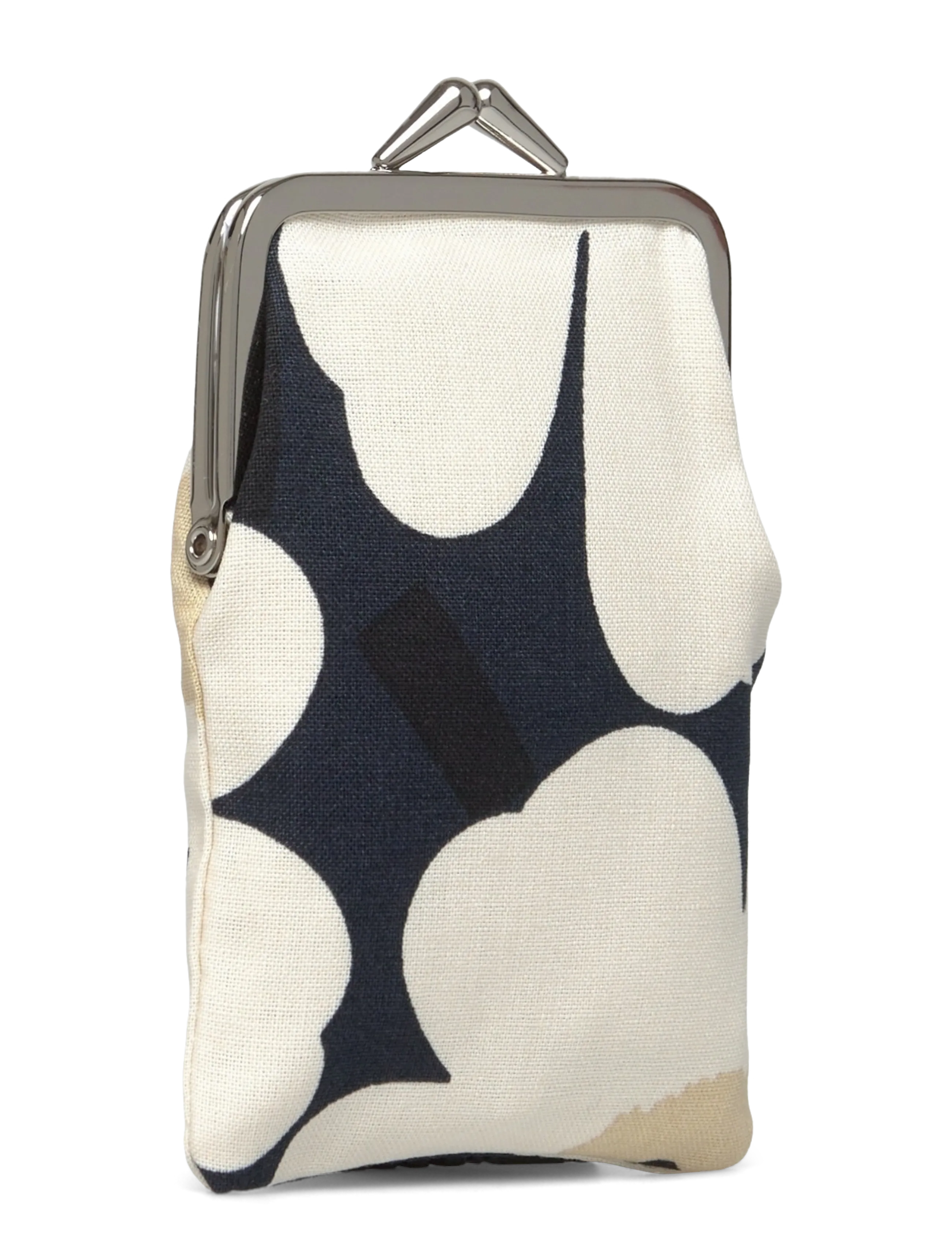 Marimekko - MINI UNIKKO CARD PURSE - mid night blue, cream, hay - 2