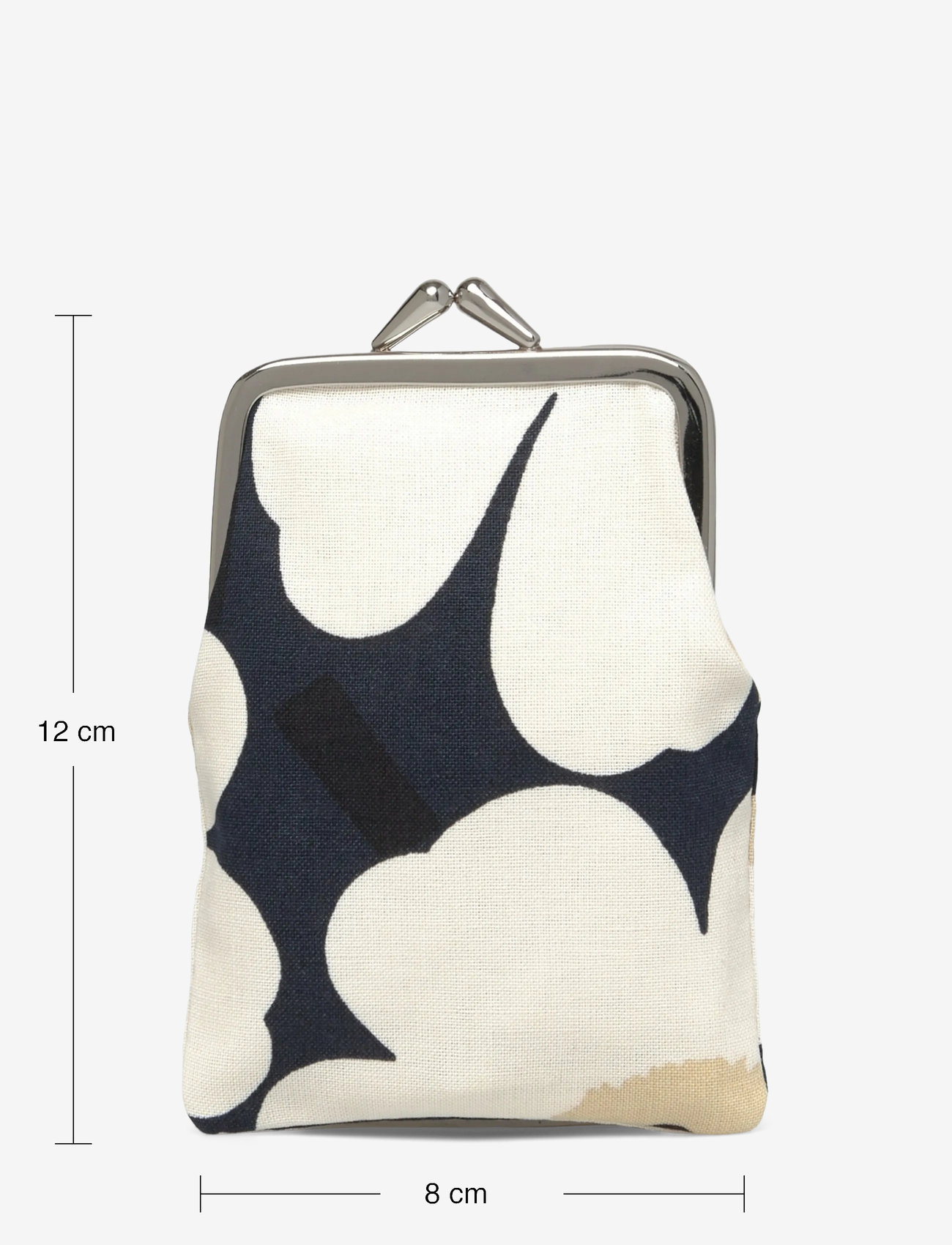 Marimekko - MINI UNIKKO CARD PURSE - mid night blue, cream, hay - 3