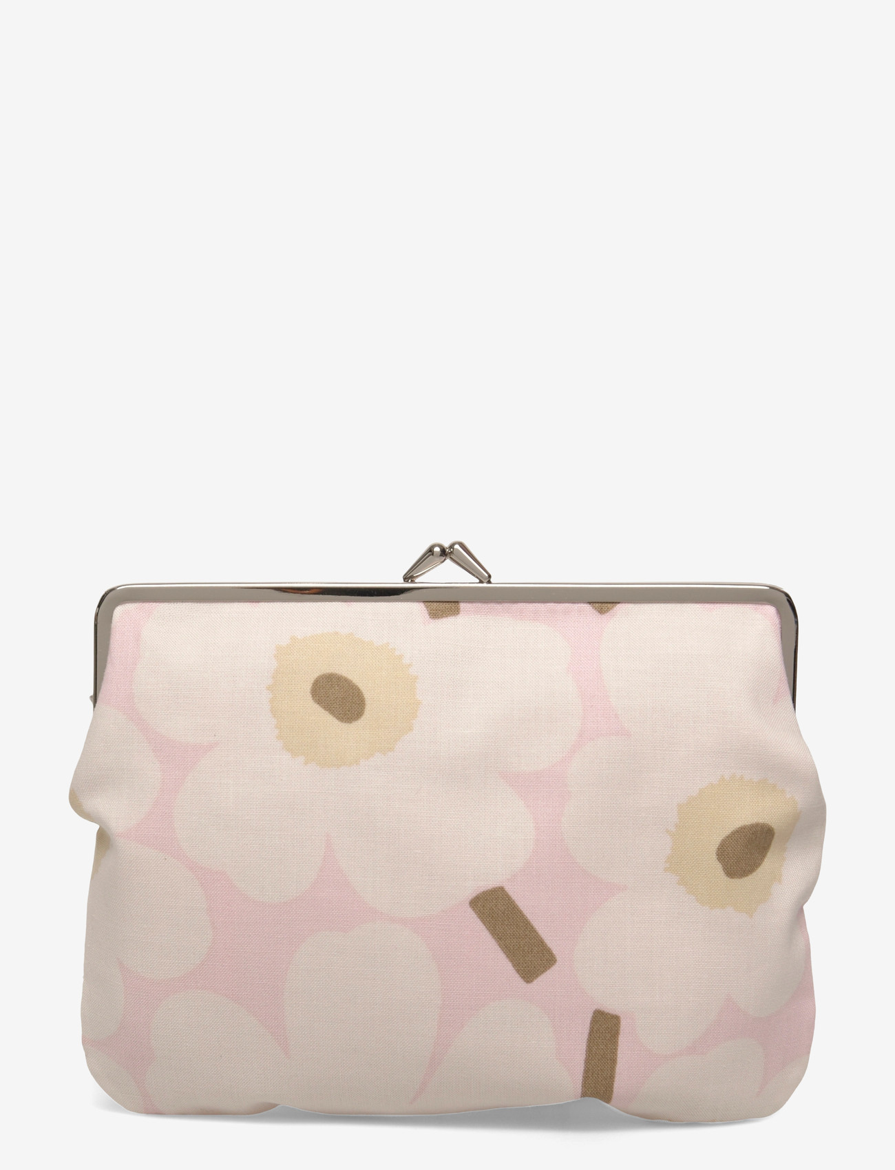 Marimekko - MINI UNIKKO PUOLIKAS PURSE - pink, off white, sand - 0