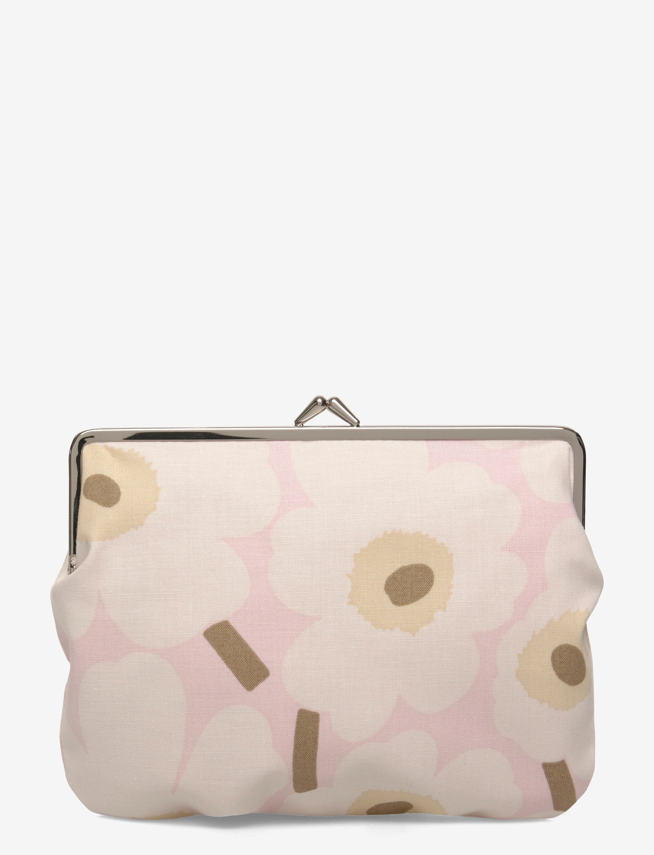 Marimekko - MINI UNIKKO PUOLIKAS PURSE - pink, off white, sand - 1