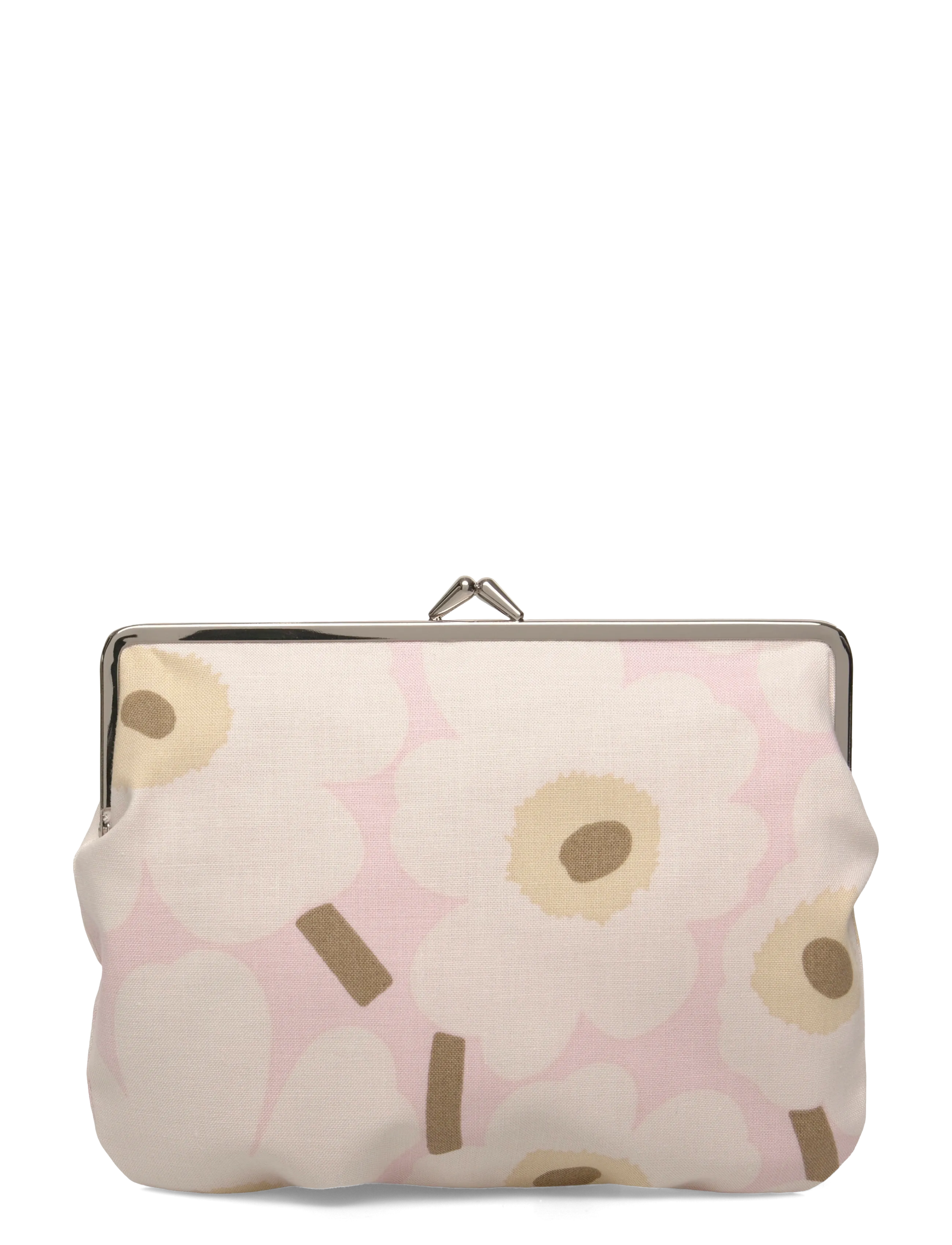Marimekko - MINI UNIKKO PUOLIKAS PURSE - pink, off white, sand - 1