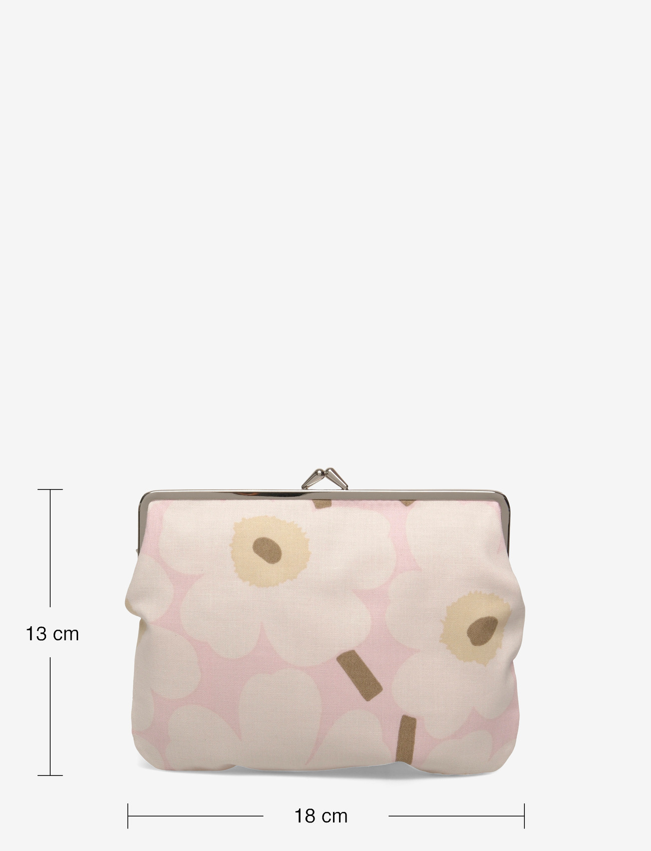 Marimekko - MINI UNIKKO PUOLIKAS PURSE - pink, off white, sand - 3