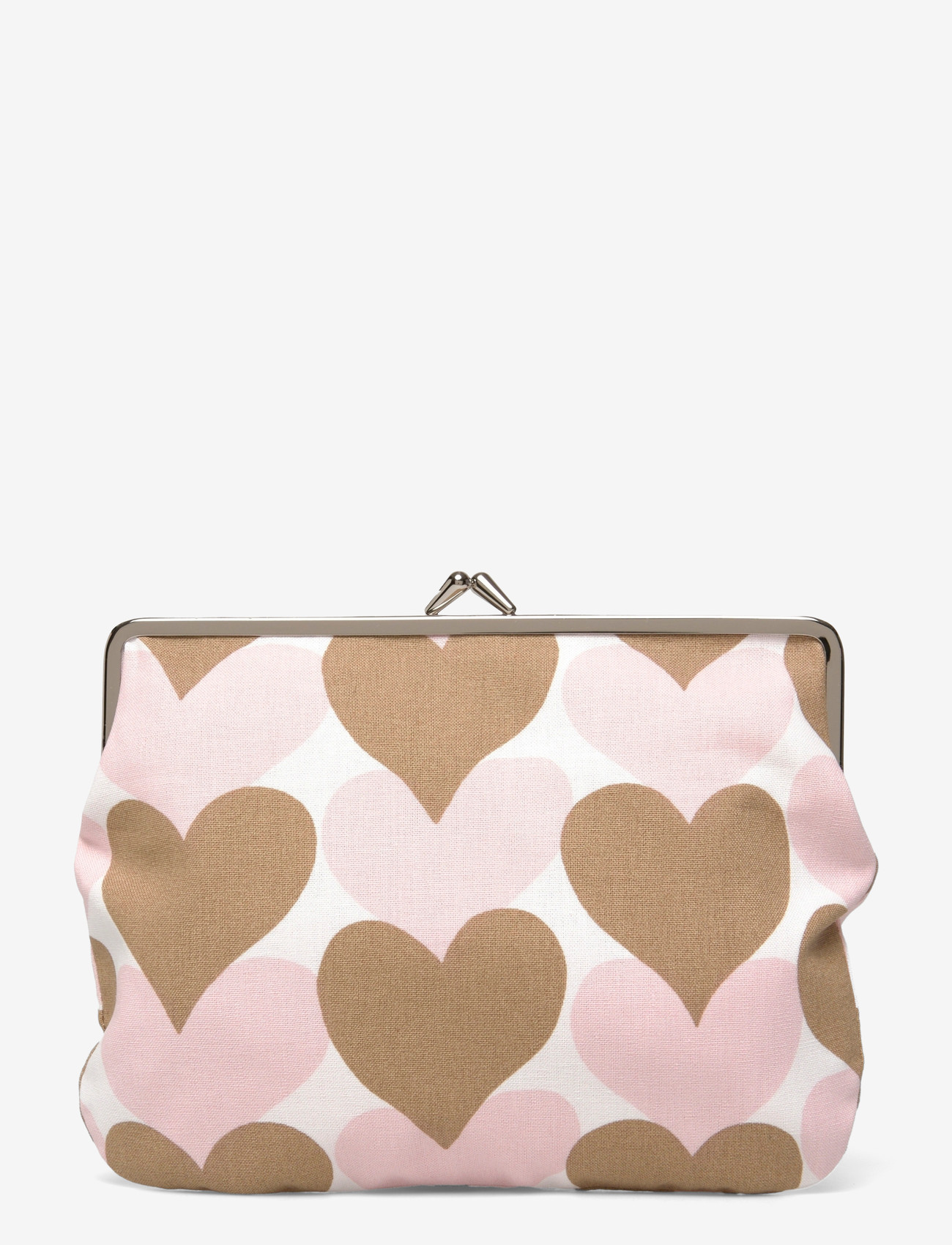 Marimekko - PIENET SYDÄMET PUOLIKASC.PURSE - besondere anlässe - white, lt.brown, pink - 0