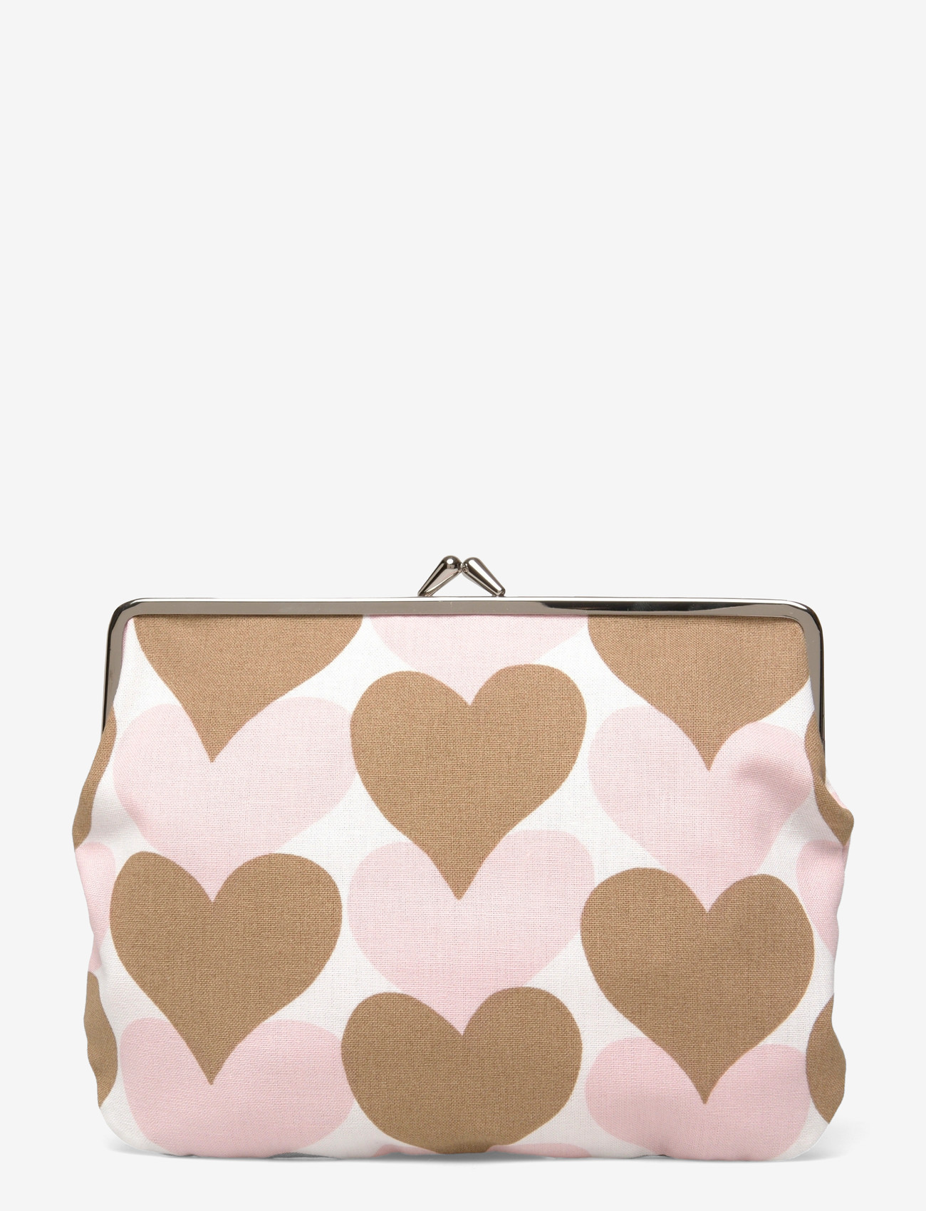 Marimekko - PIENET SYDÄMET PUOLIKASC.PURSE - besondere anlässe - white, lt.brown, pink - 1
