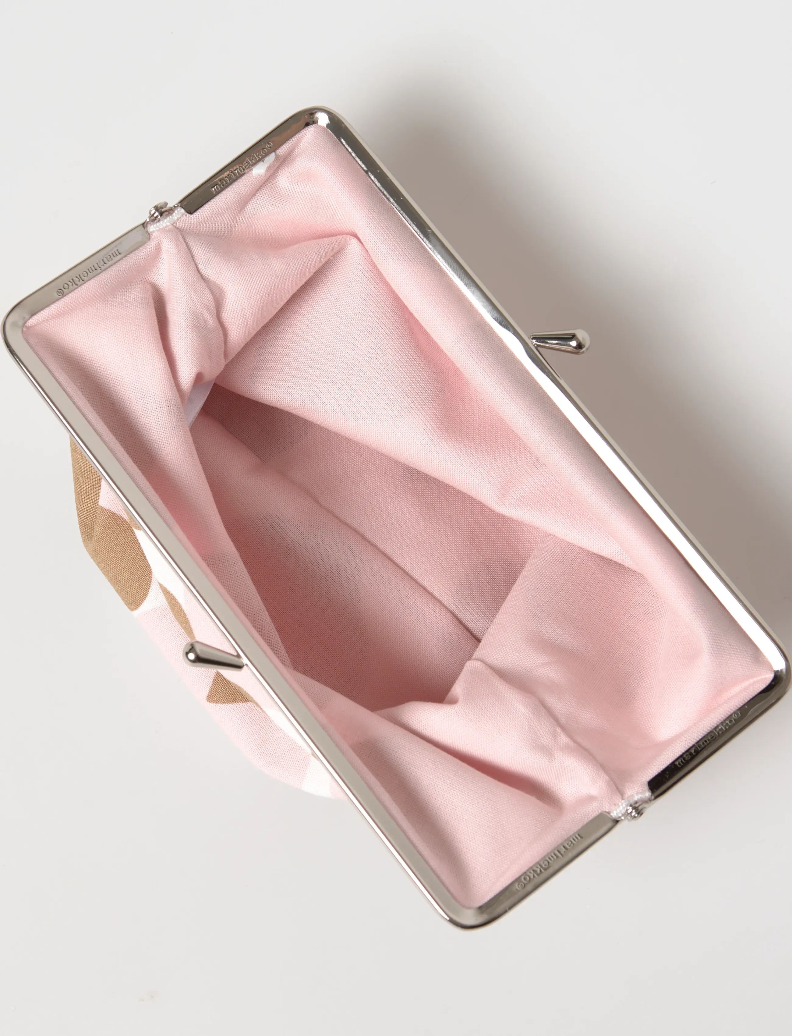 Marimekko - PIENET SYDÄMET PUOLIKASC.PURSE - white, lt.brown, pink - 5