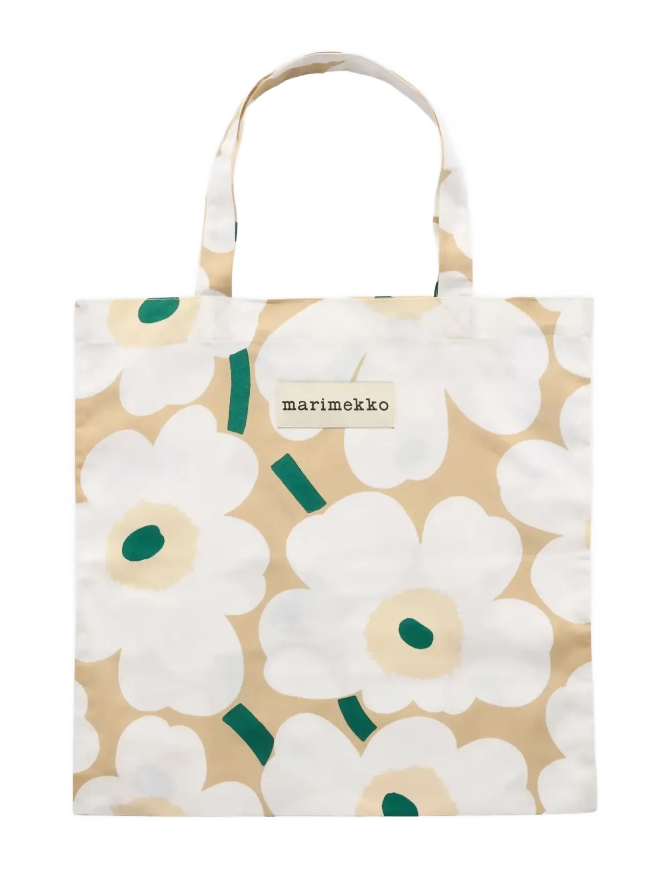 Marimekko Pieni Unikko Bag 43X44Cm, 43X 44 cm, Storage, Beige - Storage Bags, Homeware