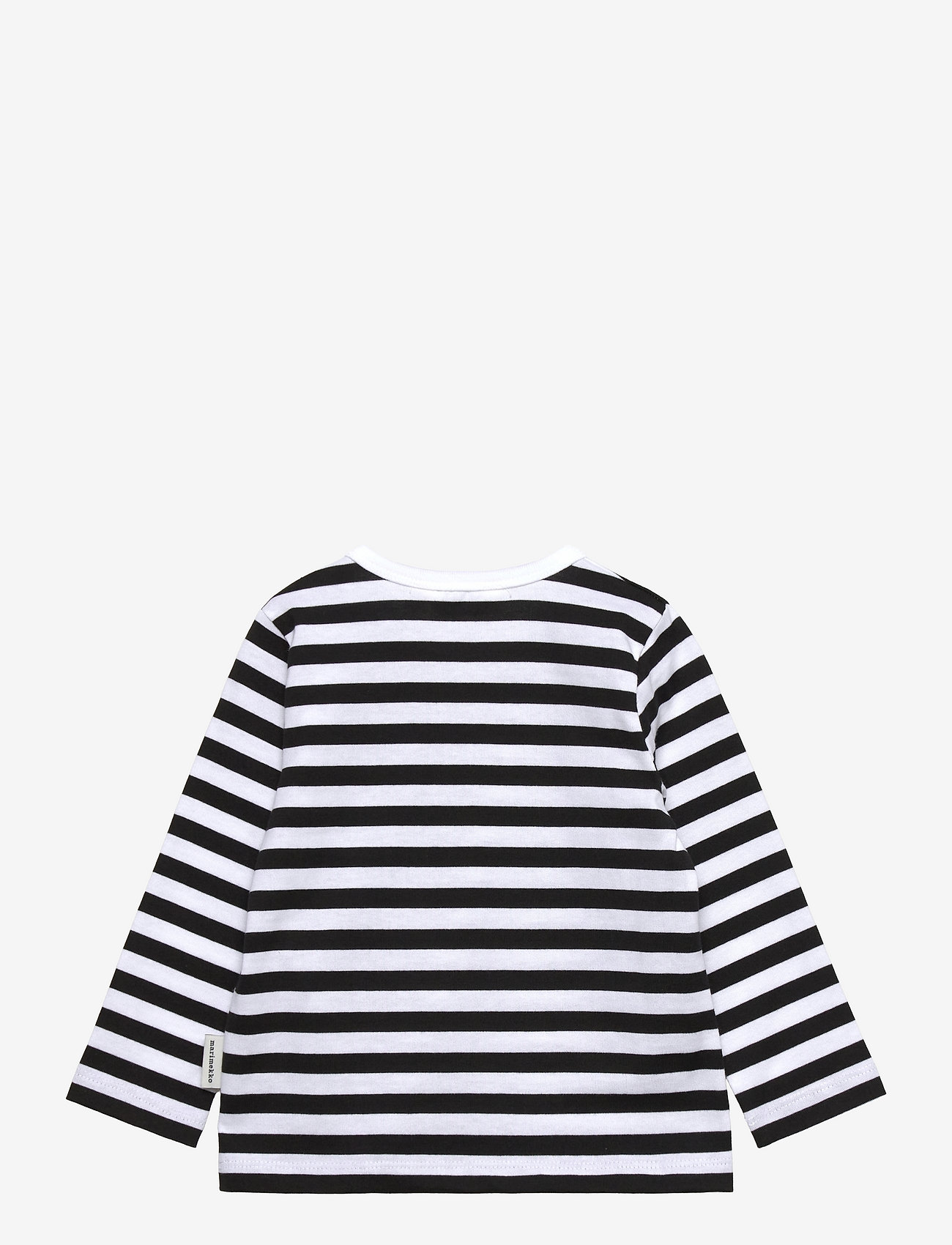 Marimekko - VEDE TASARAITA 1 T-shirt - black, white, beige - 1