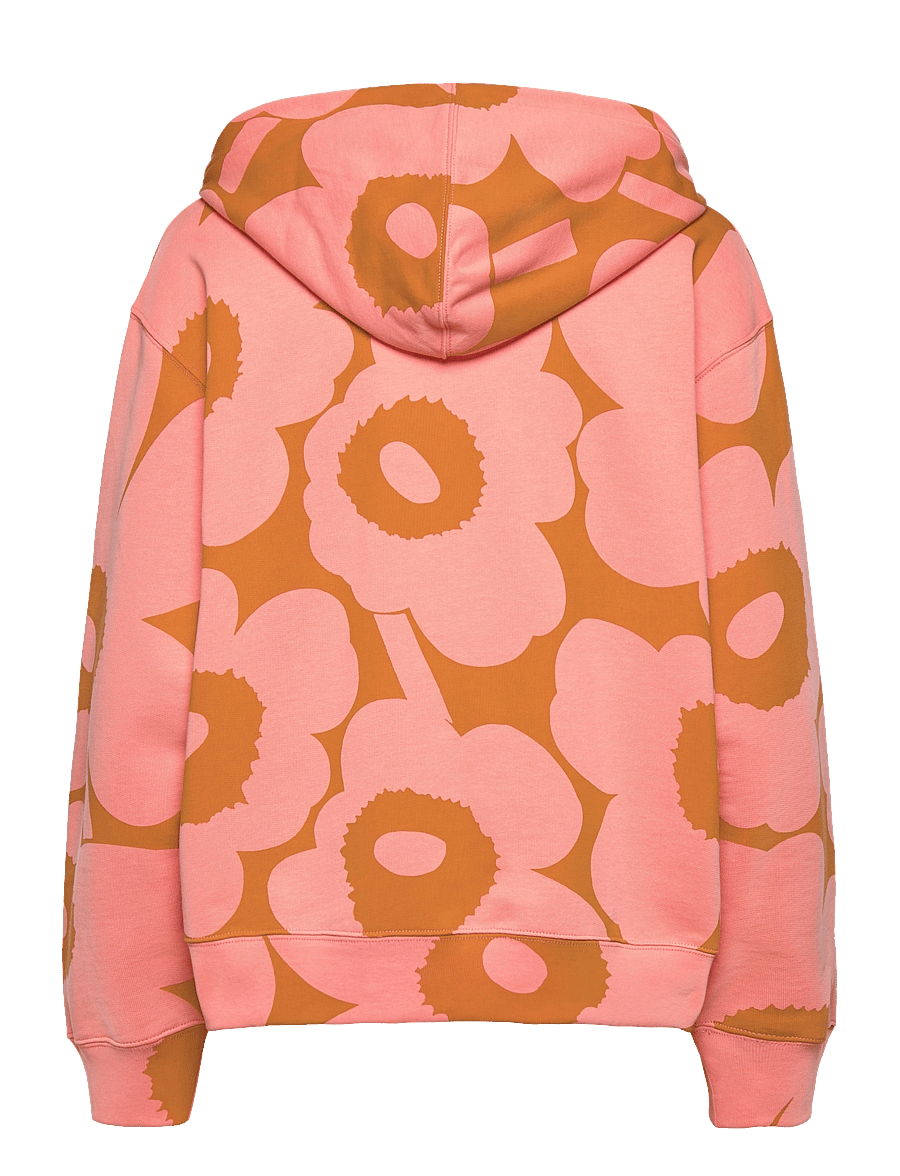 Marimekko - LUOTTI UNIKKO HOODIE - ochre, peach - 1