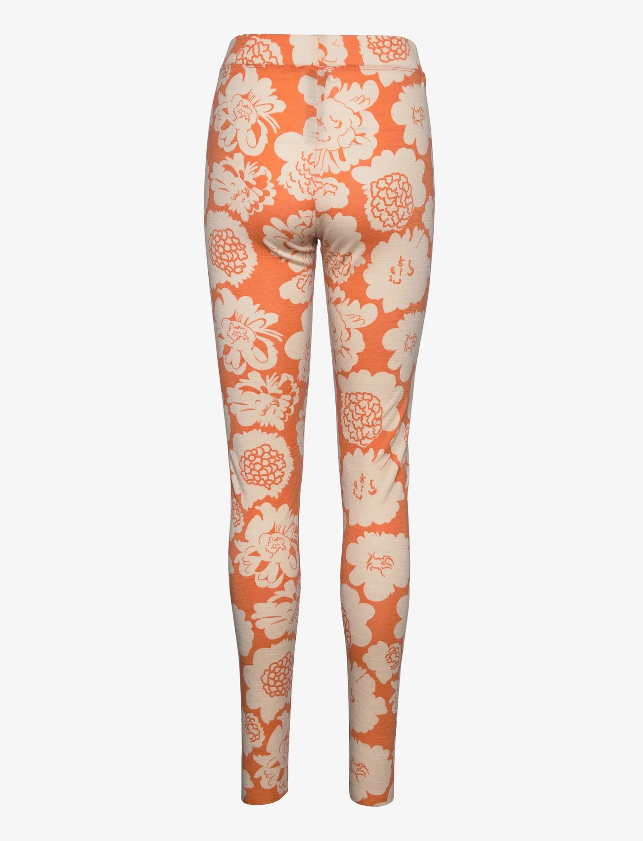 Marimekko - JOVINA PIENI PIONI - leggings - orange, off white - 1